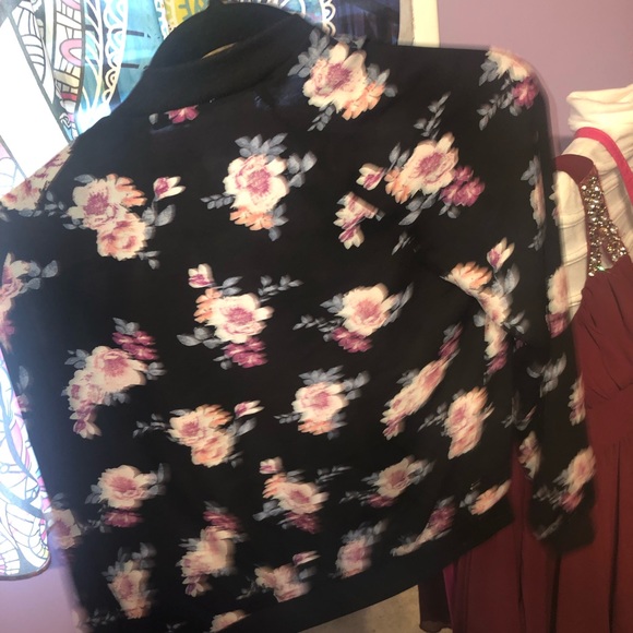 Floral Bomber Jacket - Picture 3 of 3